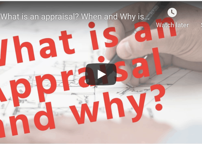 Purpose of an appraisal